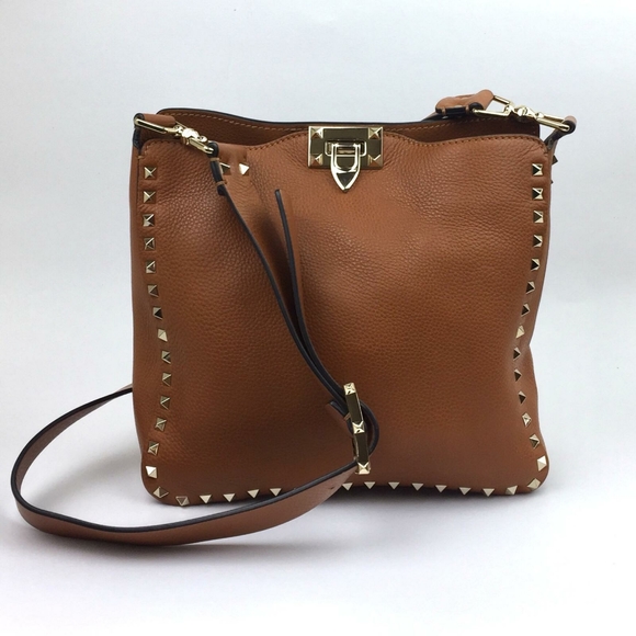 VALENTINO GARAVANI Small Rockstud Leather …